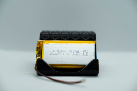 3.7v 3000mAh High-Capacity Rechargeable Battery with BMS Protection